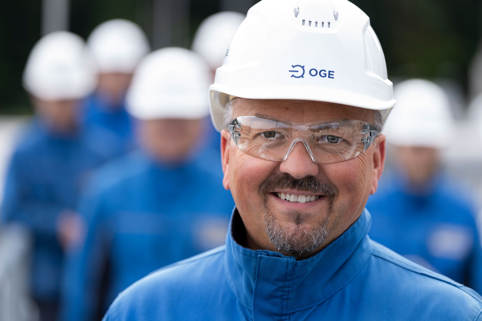 Our trainer Gerald at the Waidhaus compressor station
