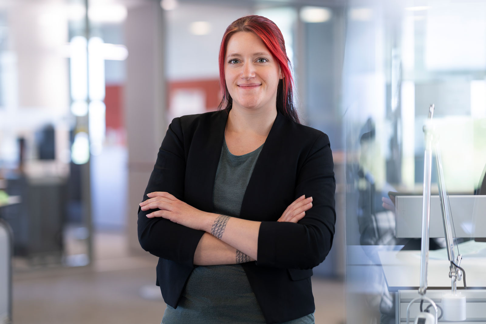 Our colleague Lisa at the Essen office