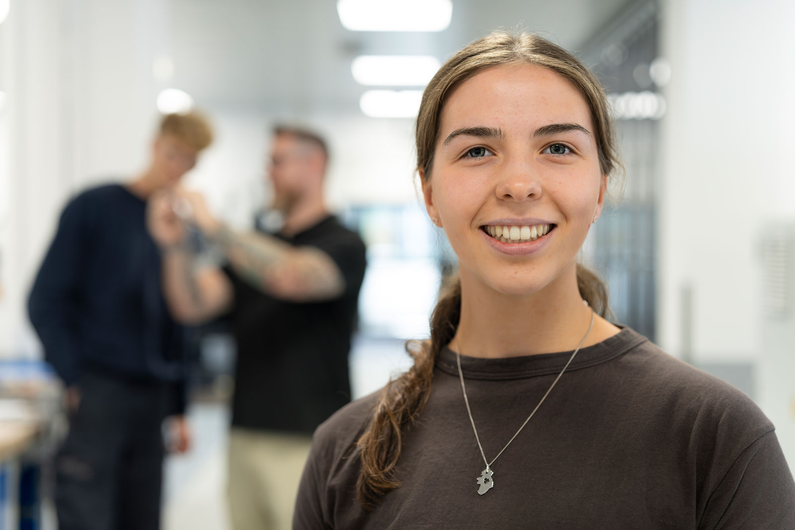 Our trainee Maya in the future workshop